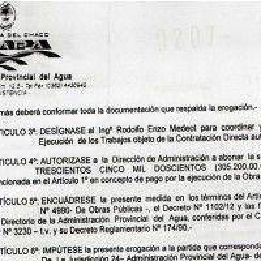 La paralizaci�n de un organismo estrat�gico y vital para la vida, la salud y el desarrollo de los chaque�os
