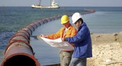 El Emisario Submarino est� llegando a su etapa final en la zona norte de Mar del Plata