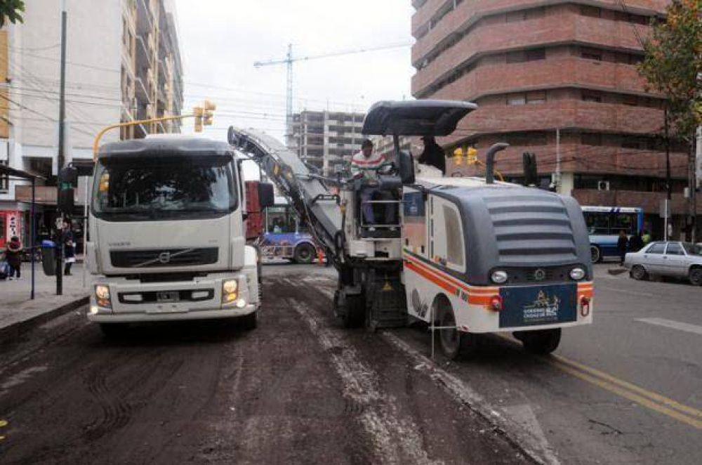 En d�as arranca la repavimentaci�n de la avenida San Mart�n