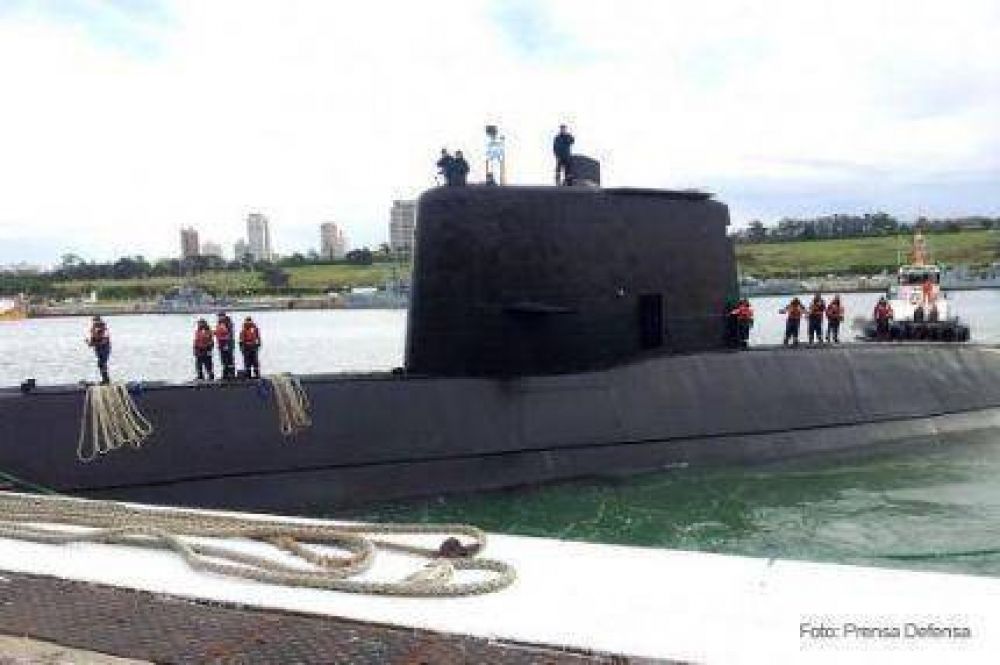 El submarino San Juan lleg� a Mar del Plata para su puesta a punto