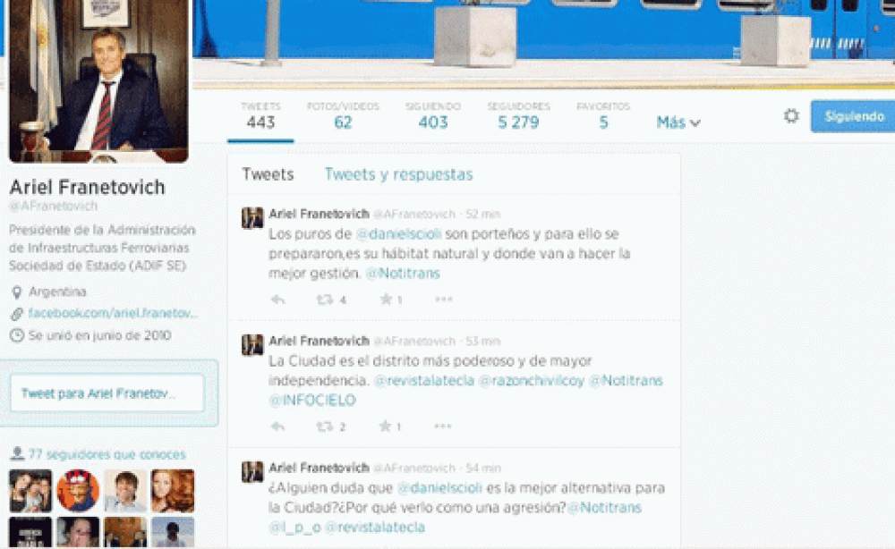 Declaraciones de Franetovich con impacto provincial y nacional 