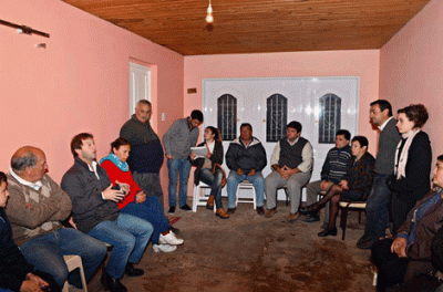 La comisi�n de vecinos se reuni� con el Intendente Municipal 