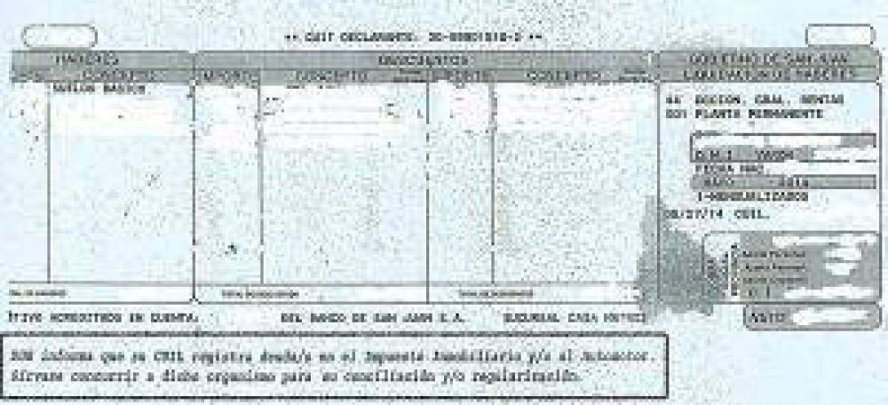 Impuestos: in�dito aviso a los estatales que deben