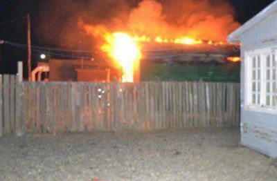 Investigan presunta intencionalidad de un incendio sobre una casilla