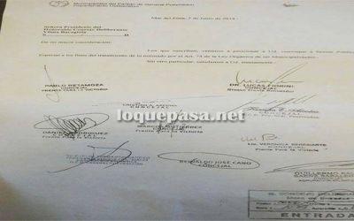 Presentaron el pedido de sesi�n especial para que Baragiola de un paso al costado