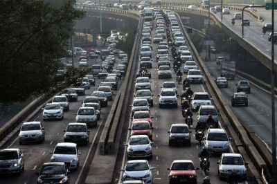 Por una huelga, se produjo un  embotellamiento r�cord de 209 kil�metros en San Pablo