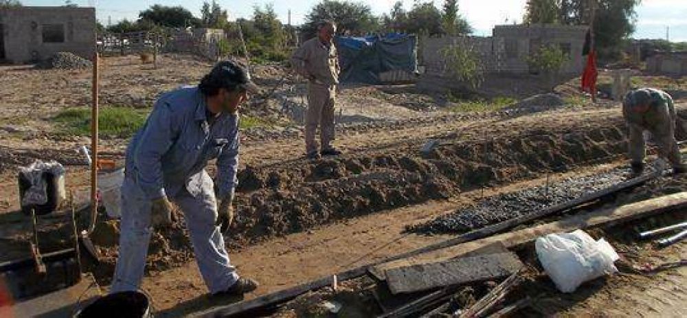 Agilizan obras para la construcci�n de un nuevo barrio en el sur