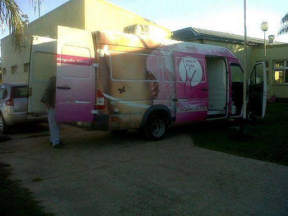 El mam�grafo m�vil realiza trabajos preventivos en Palo Santo