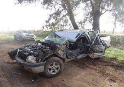 Impresionante accidente frente al Gauchito Gil