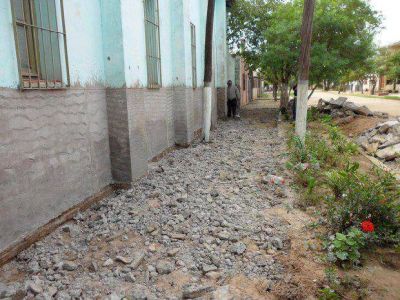 Refacciones en la capilla de F�tima