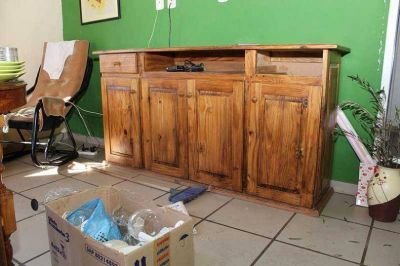 Robaron en su casa y ella tuvo que esconderse