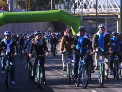 Bicicletas, caravana y Feria Verde: San Luis celebr� el D�a del Medio Ambiente