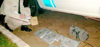 Prefectura detuvo a una persona que traficaba marihuana y coca�na en Misiones