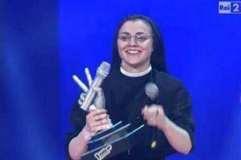 Sor Cristina gan� el concurso 