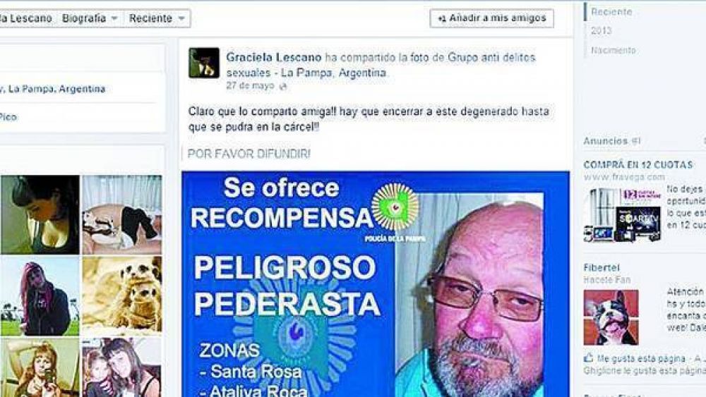 Se viraliz� en Facebook una falsa denuncia por abuso sexual
