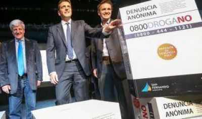 San Fernando: Massa y Andreotti presentaron un 0800 para denunciar al narcotr�fico