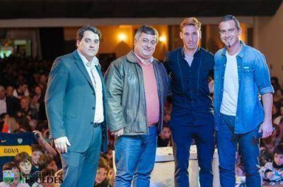 Una multitud despidi� al mundialista Lucas Biglia en Mercedes