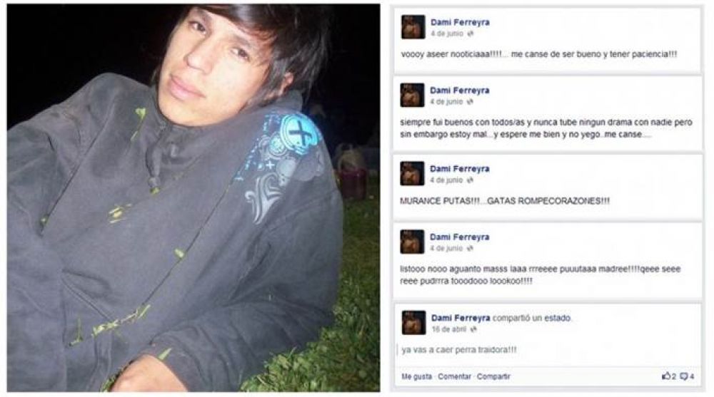 Escribi� en Facebook que iba 