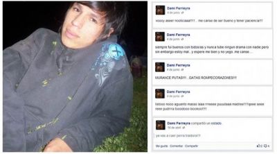 Escribi� en Facebook que iba 