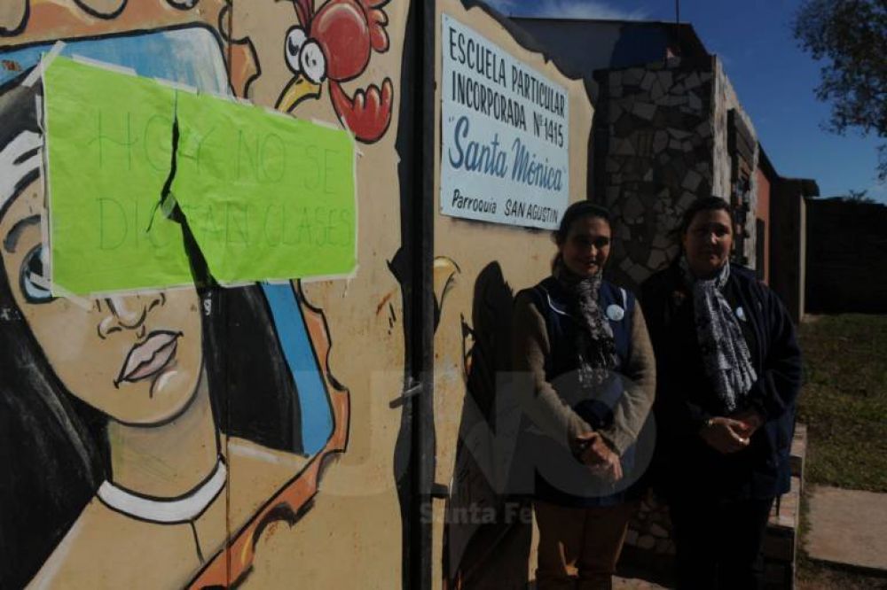 Por los tiros y la violencia en el barrio, una escuela de San Agust�n est� cerrada