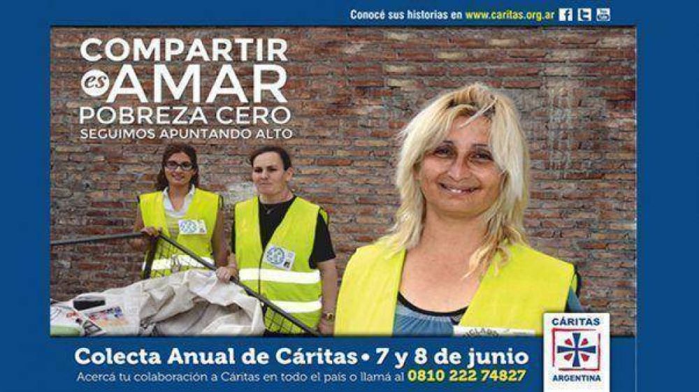 Este fin de semana se realiza la Colecta Anual de C�ritas en todo el pa�s