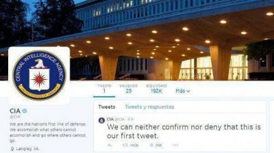 Con humor, la CIA inaugur� su perfil en Twitter