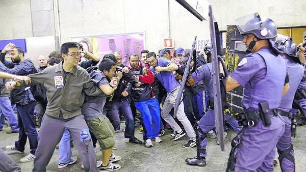 Crecen los enfrentamientos en San Pablo a 6 d�as del Mundial