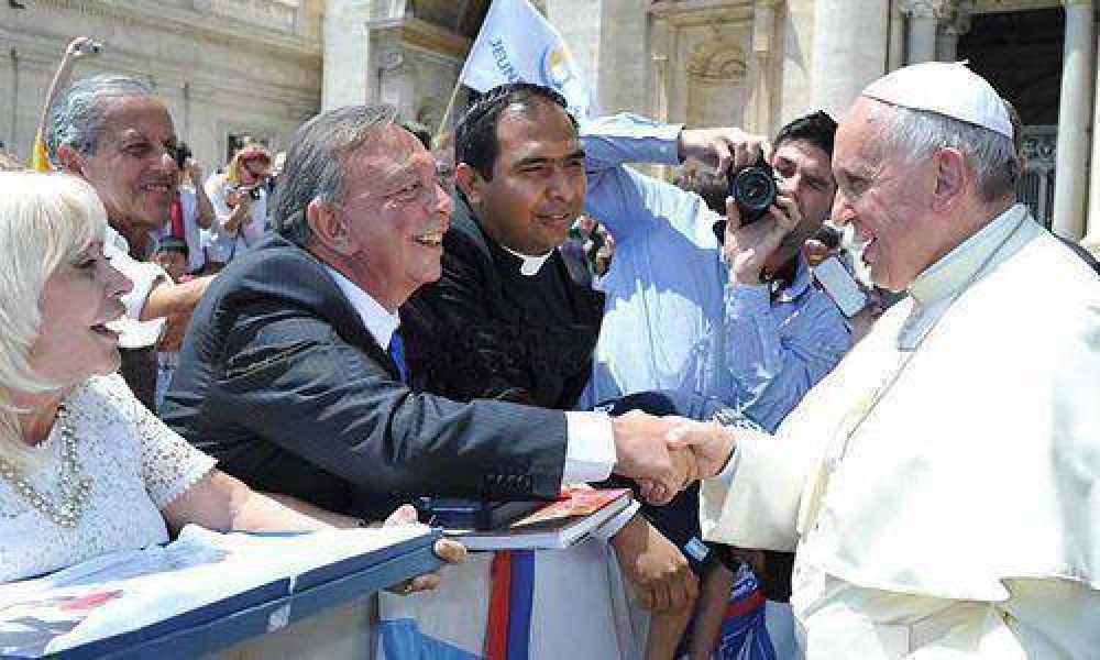 Con el Papa, Z�ccaro pidi� �bendiciones para los pilarenses�