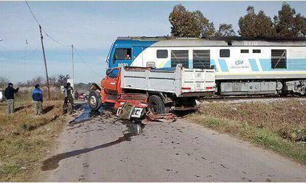 Un accidente menor con un tren gener� revuelo pol�tico