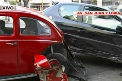 Triple choque en San Crist�bal