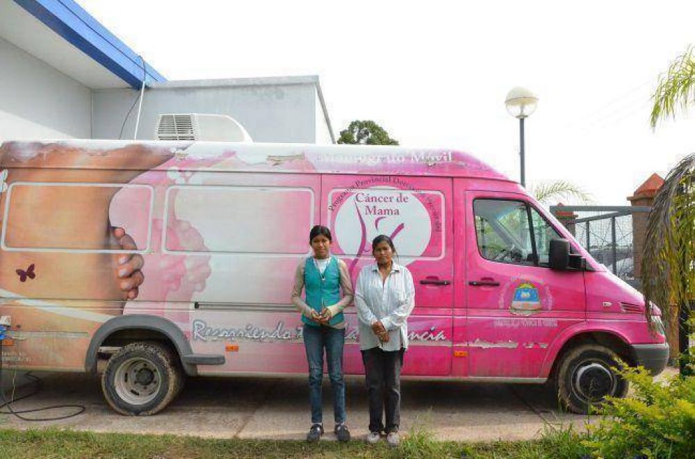 Masiva asistencia de mujeres tuvo el mam�grafo m�vil en Palo Santo