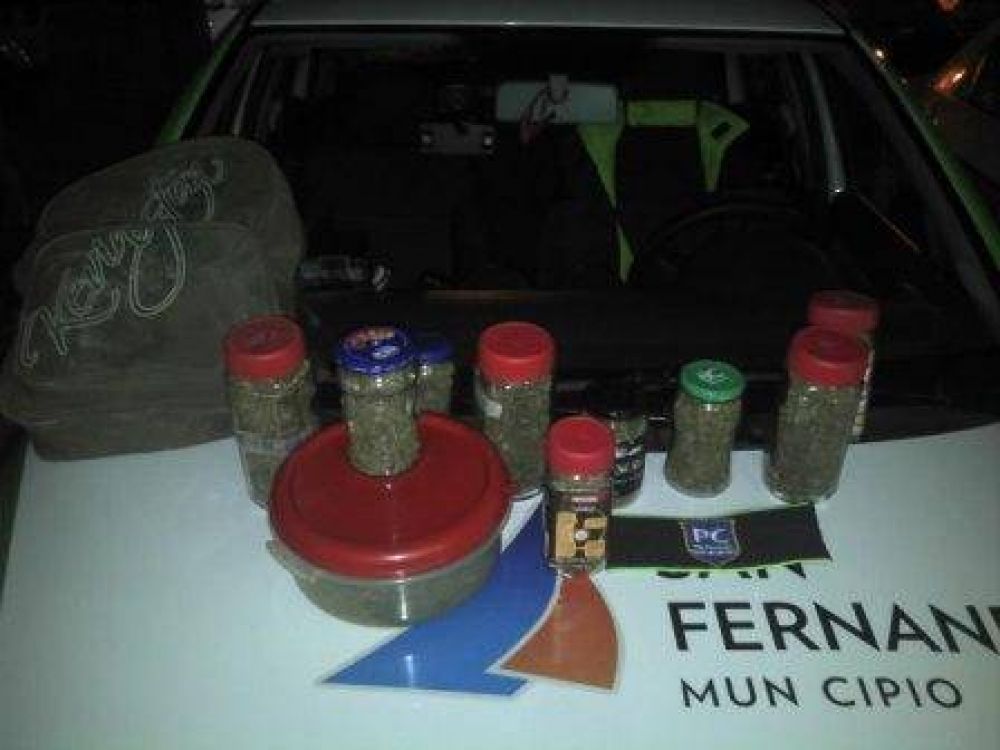 Detienen la agresi�n contra una mujer en San Fernando y le inautan al agresor medio kilo de marihuana 