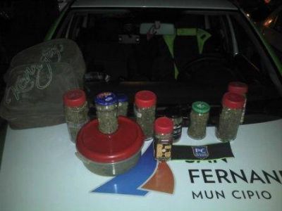 Detienen la agresi�n contra una mujer en San Fernando y le inautan al agresor medio kilo de marihuana 