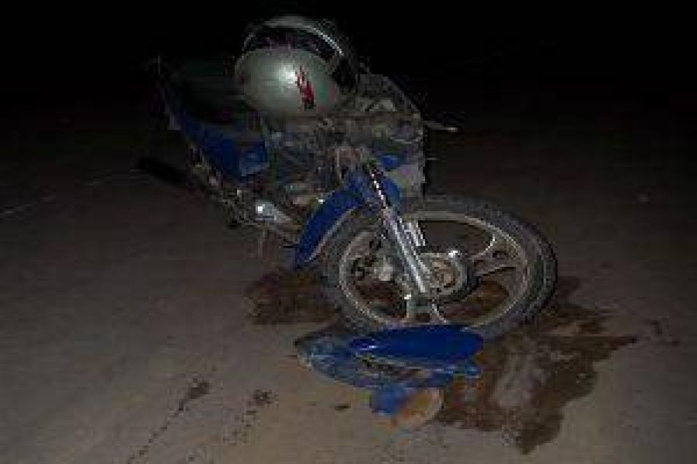 Se mat� un motociclista