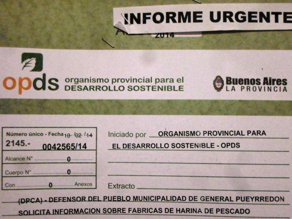 La Defensor�a del Pueblo intensifica reclamo de adecuaci�n de empresas harineras del Puerto