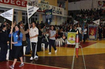 Inauguraron las Olimpiadas Deportivas Estudiantiles de Educaci�n F�sica 2014 