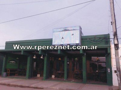 COLOCARON LA PRIMERA PANTALLA DE LEDS EN ROQUE P�REZ