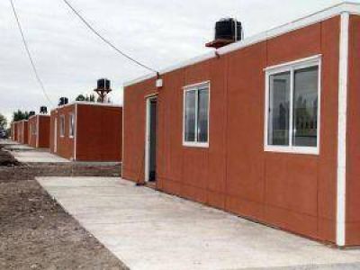  Entregan 100 m�dulos habitacionales en 25 de Mayo