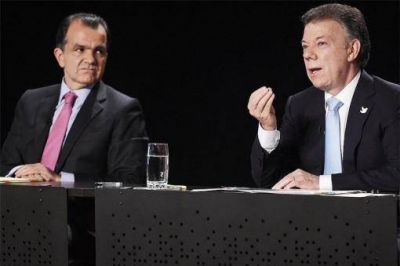 Santos y Zuluaga cerraron sus respectivas campa�as para el balotaje del domingo en Colombia