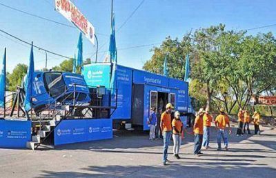 El cami�n simulador de vuelco estar� instalado en Salta ma�ana para concientizar a la comunidad