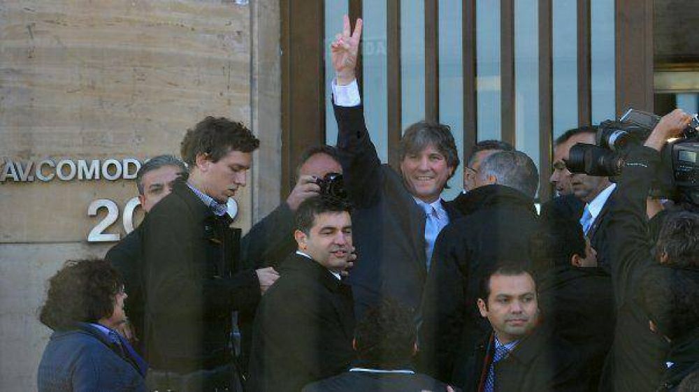 Amado Boudou lleg� a Tribunales: 