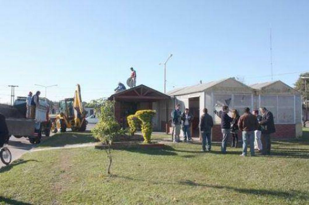 Plaza recuperada en las Mil Viviendas
