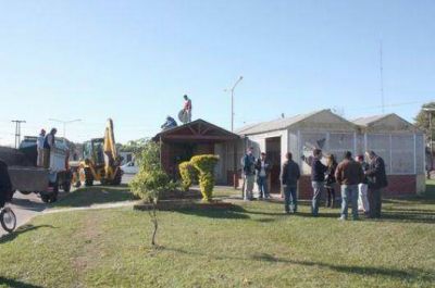 Plaza recuperada en las Mil Viviendas