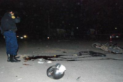 Un joven de 22 a�os falleci� en un grave accidente en moto
