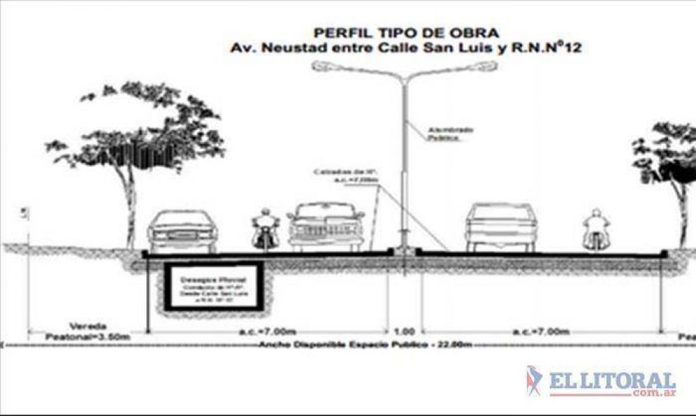 Goya: Avanza el proyecto para pavimentar la continuaci�n de la Sarmiento