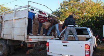 Realizan entrega de m�dulos alimentarios en el barrio Namqom