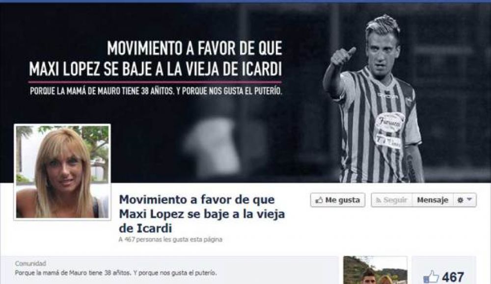 Piden que Maxi L�pez �se baje� a la madre de Mauro Icardi