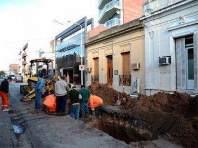 Desobstruyeron en un ca�o de la red cloacal que generaba inconvenientes en un jard�n de infantes