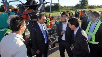 Scioli se mostr� con Facundo Moyano