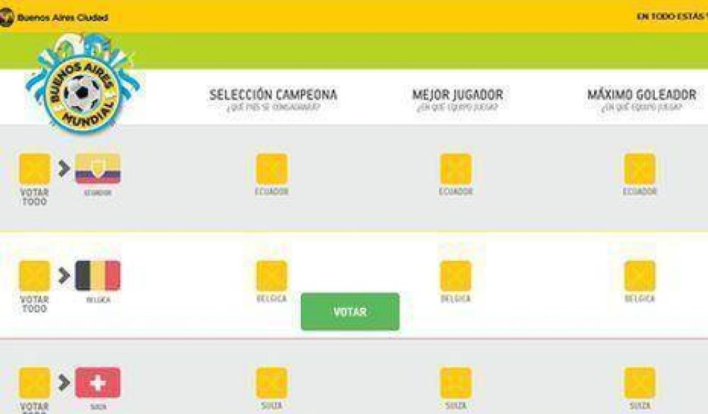 El Mundial llega a la Boleta �nica electoral